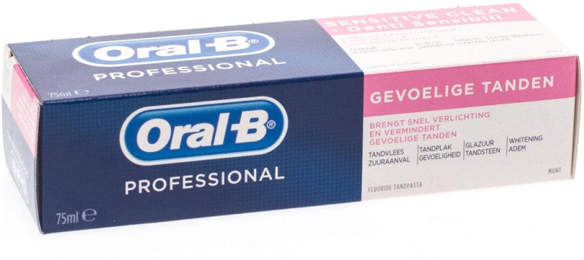 Foto van Oral B Professional Sensitive tandpasta 75ml