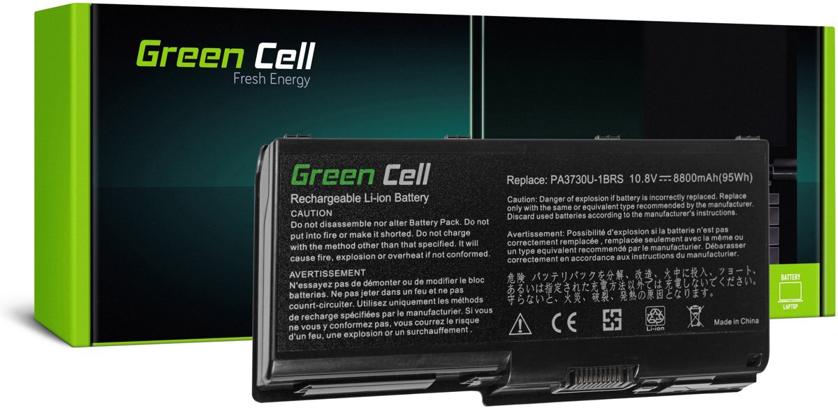 Batterij voor Toshiba Qosmio X500 X505 Satellite P500 P505 P505D / 11,1V 8800mAh