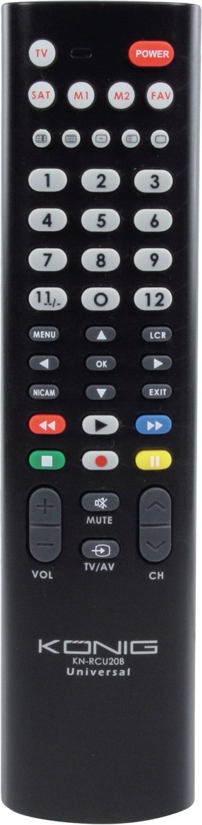 K�nig afstandsbedieningen Universal remote control for 2 devices