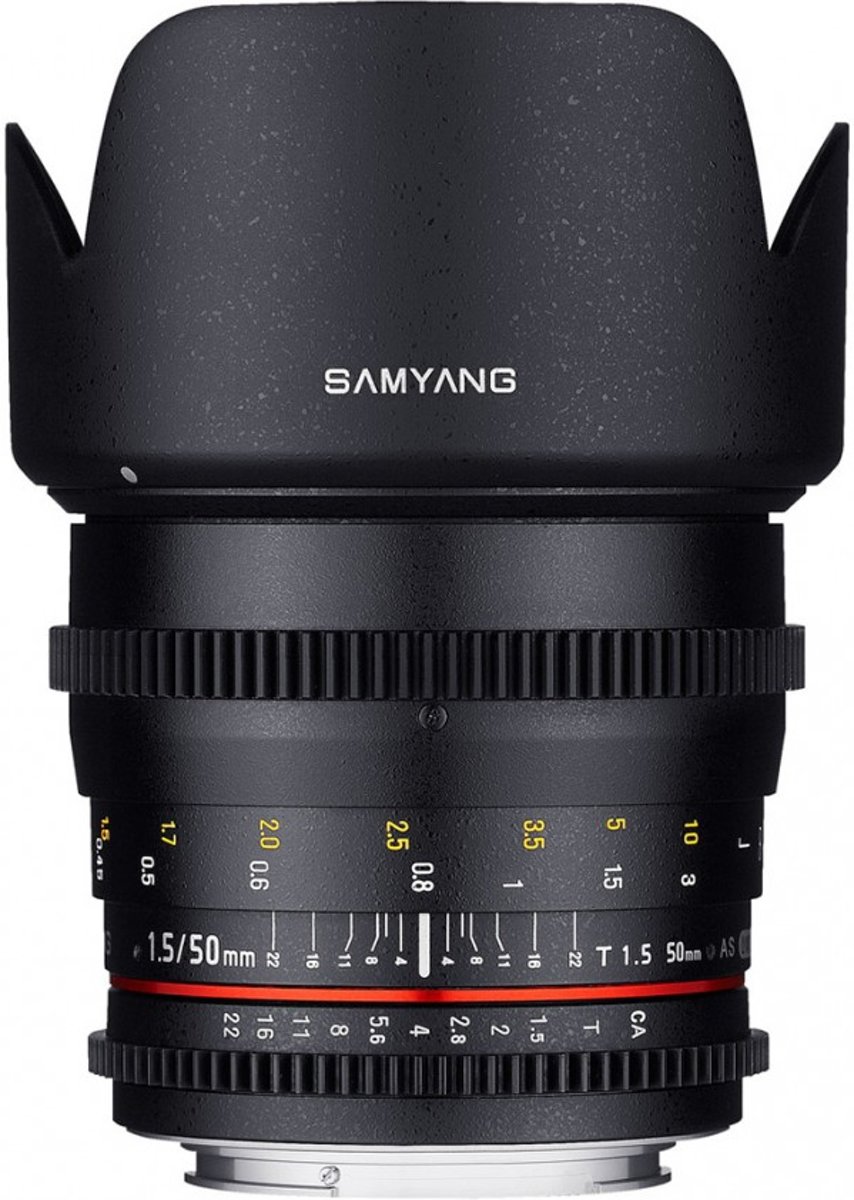 Samyang 50mm T1.5 Vdslr As Umc - Prime lens - geschikt voor Olympus 4/3