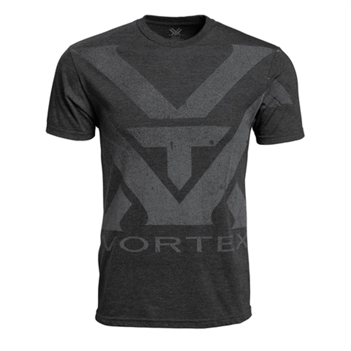 Vortex Charcoal Heather Oversize Logo T-shirt Maat XXL