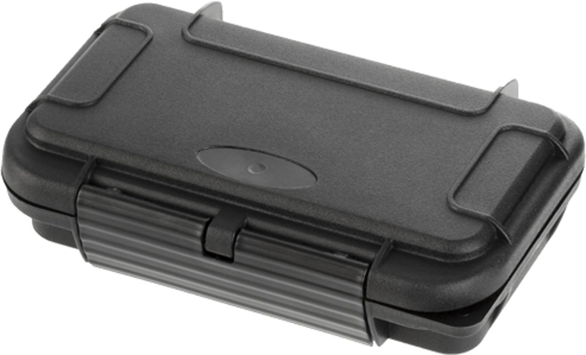 TechnoPack Grip 001, zwart met plukschuiminterieur, binnenafmetingen: 175 x 115 x 47mm
