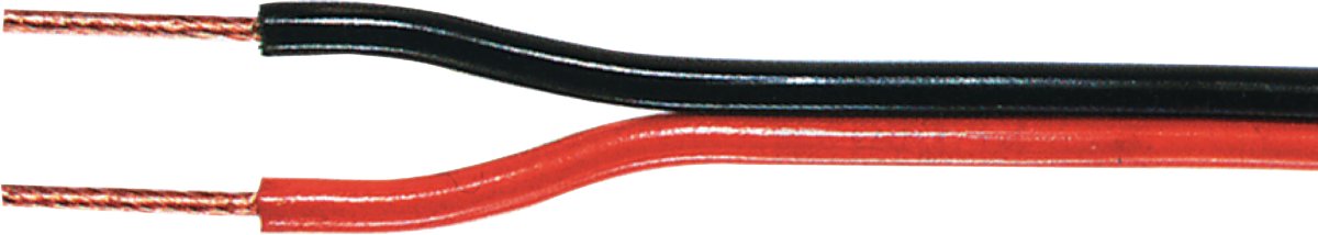 Valueline - Luidspreker Kabel - Zwart / rood - 100 meter