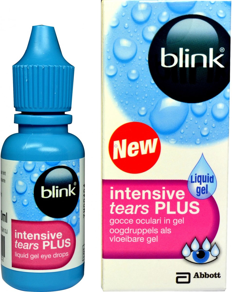 Foto van Blink intensieve oogdruppels plus gel - 10 ml
