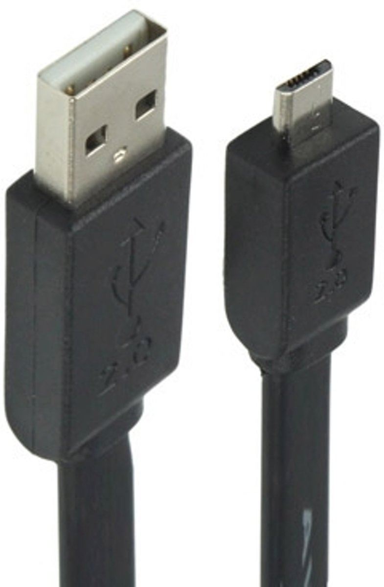 USB 2.0 A Lengte: 1.5 meter (zwart)