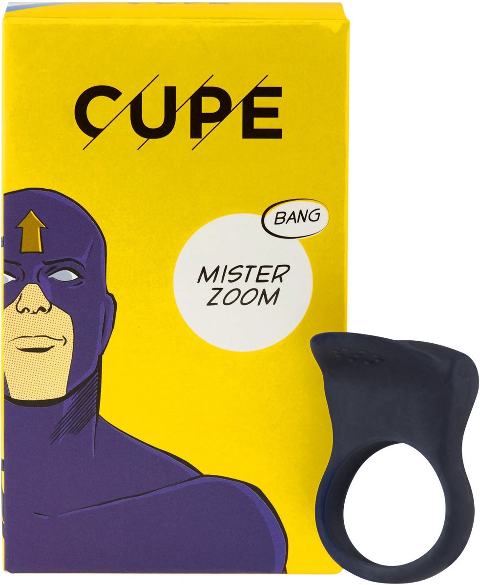 Foto van CUPE MISTER ZOOM Vibrerende Cockring - Paren Toy - Stimulatie van Penis en Clitoris Waterproof