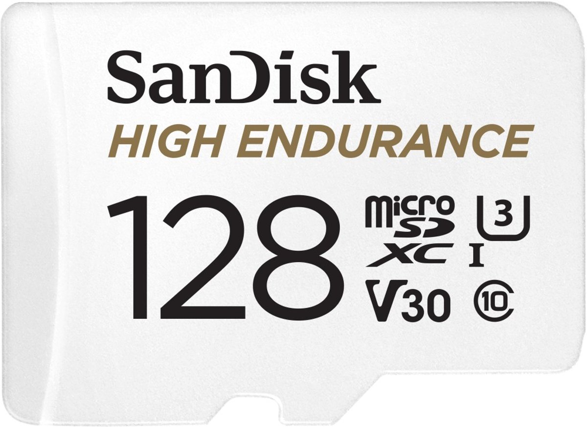 Sandisk microSDHC 128GB HE w/Adapter flashgeheugen MicroSDXC Klasse 10 UHS-I