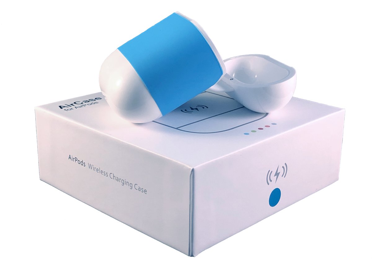 AirPods Qi Charging Case - AirPods draadloos opladen - Blauw