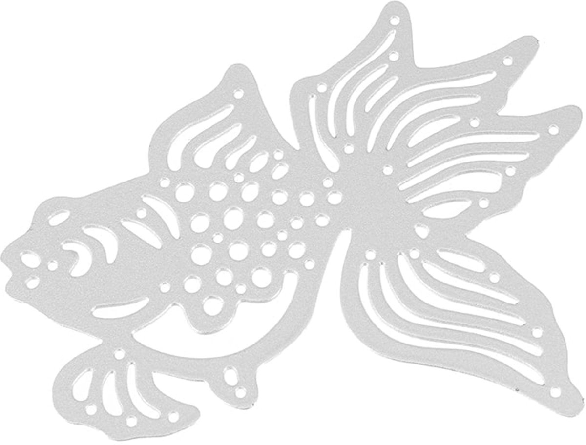 Metaal snijden Dies voor DIY Plakboek Album Papier Craft Embossing Stencils Sjabloon Goldfish Carassius Cutter