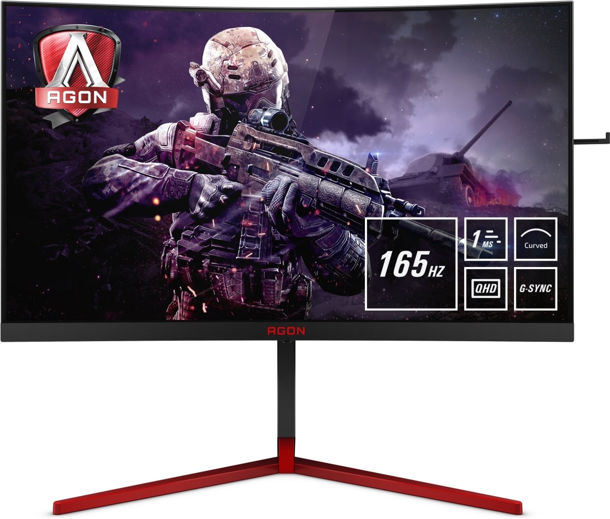 AOC AGON AG273QCG - WQHD Gaming Monitor (144 Hz)