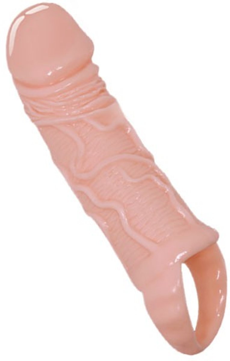 Foto van Men Extension Penis Sleeve - huidskleur