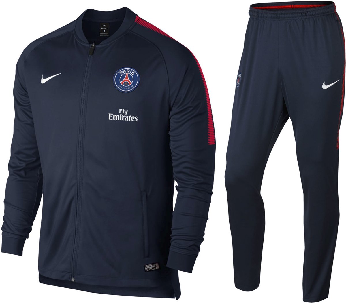 bol.com | Nike Paris Saint-Germain Squad Trainingspak - Maat M - Mannen - blauw/rood