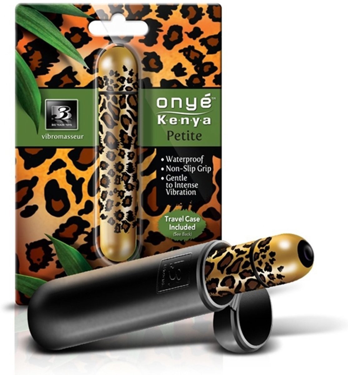 Foto van B3 Onyé Kenya Petite Vibrator - Leopard Gold