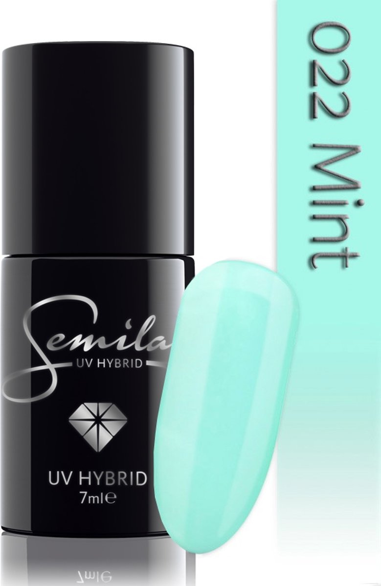 Foto van 022 UV Hybrid Semilac Mint 7 ml.