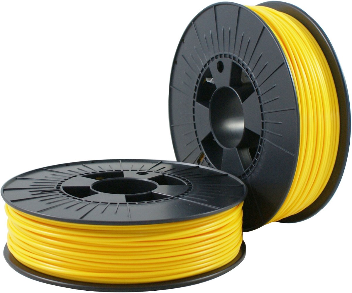 PLA 2,85mm yellow ca. RAL 1023 0,75kg - 3D Filament Supplies