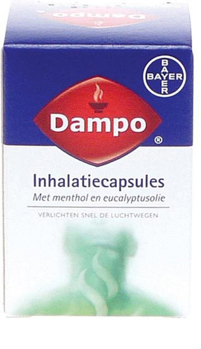 Foto van Dampo Inhalatie - Keelcapsules - 20 stuks