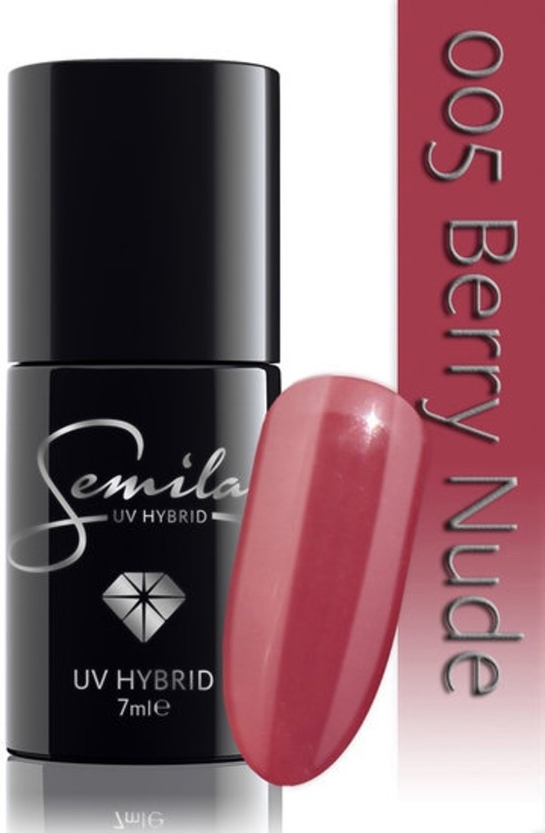 Foto van 005 UV Hybrid Semilac Berry Nude 7 ml.