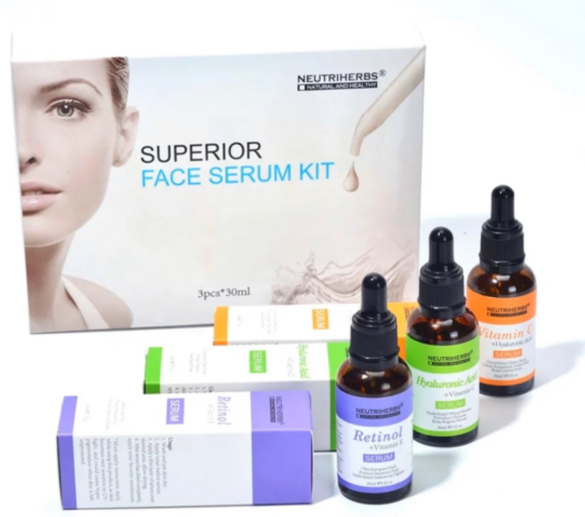 Foto van Neutriherbs Superior Face Serum Kit