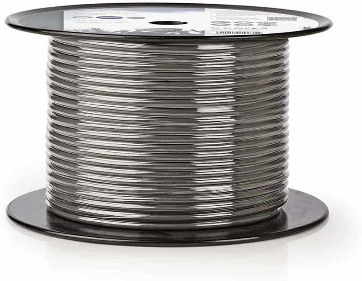 DMX Cable 110 Ohm | 2x 0.23 mm� | 100 m | Reel | Grey