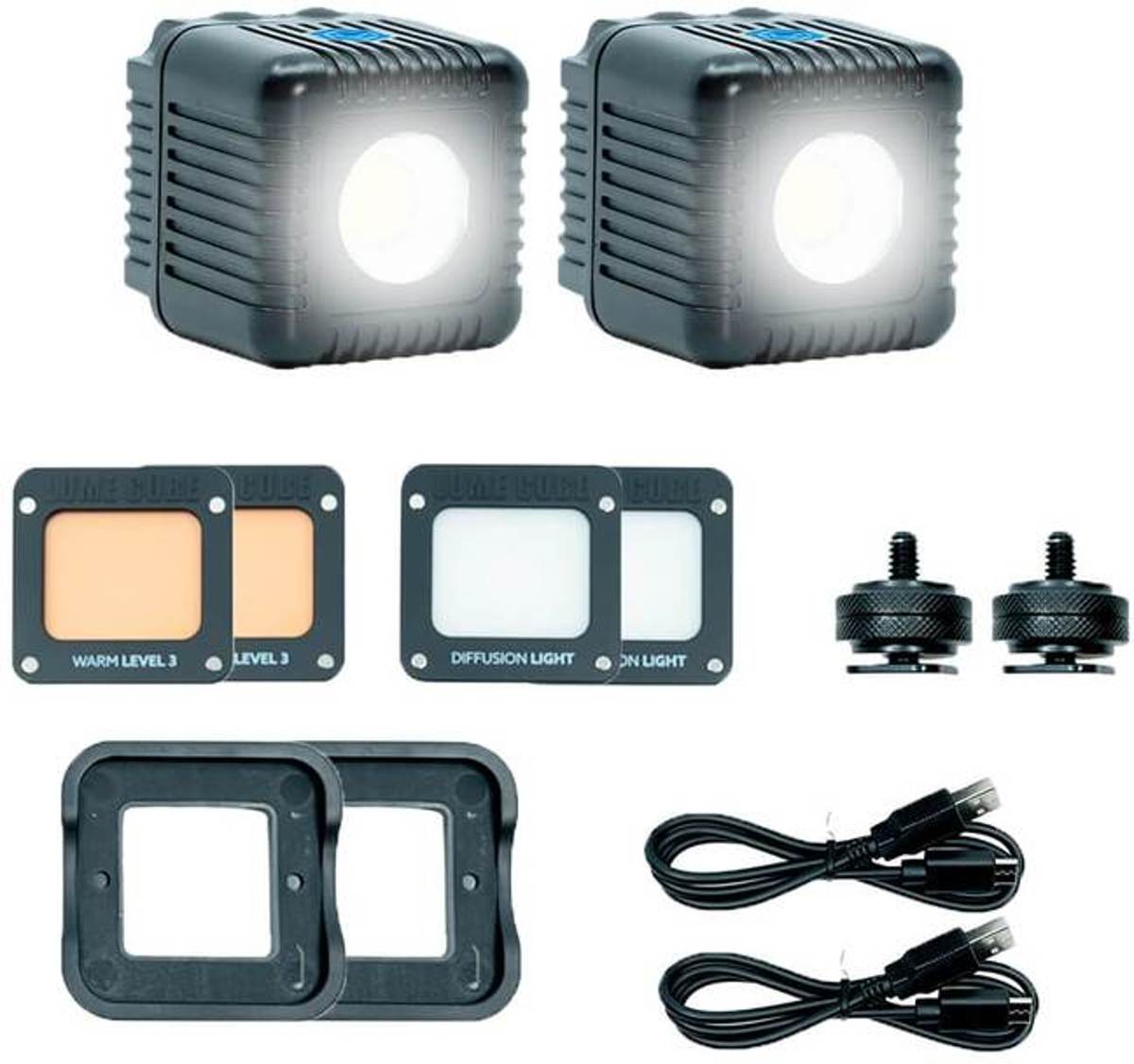 Lume Cube 2.0 Dual Pack - LED-lamp - als videolamp of externe flitser