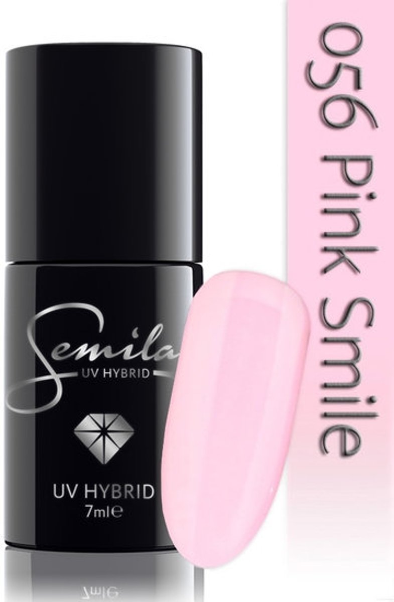 Foto van 056 UV Hybrid Semilac Pink Smile 7 ml.