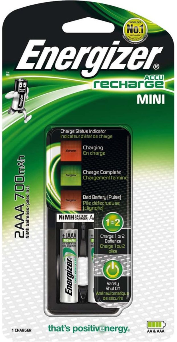 Energizer Mini Charger AC AA,AAA