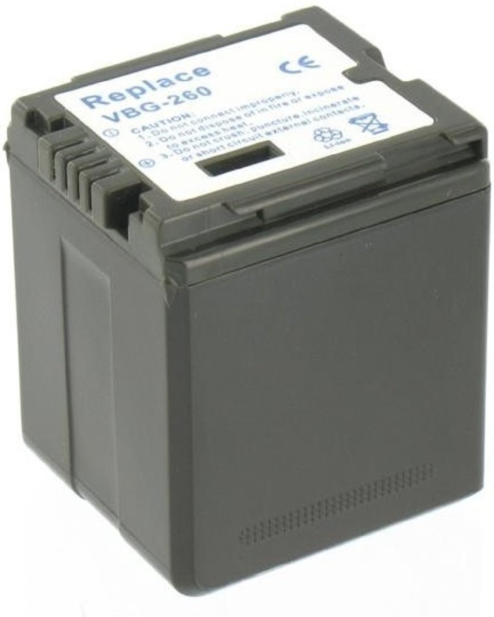 Accu Batterij compatible met Panasonic VW-VBG260 Met Lader