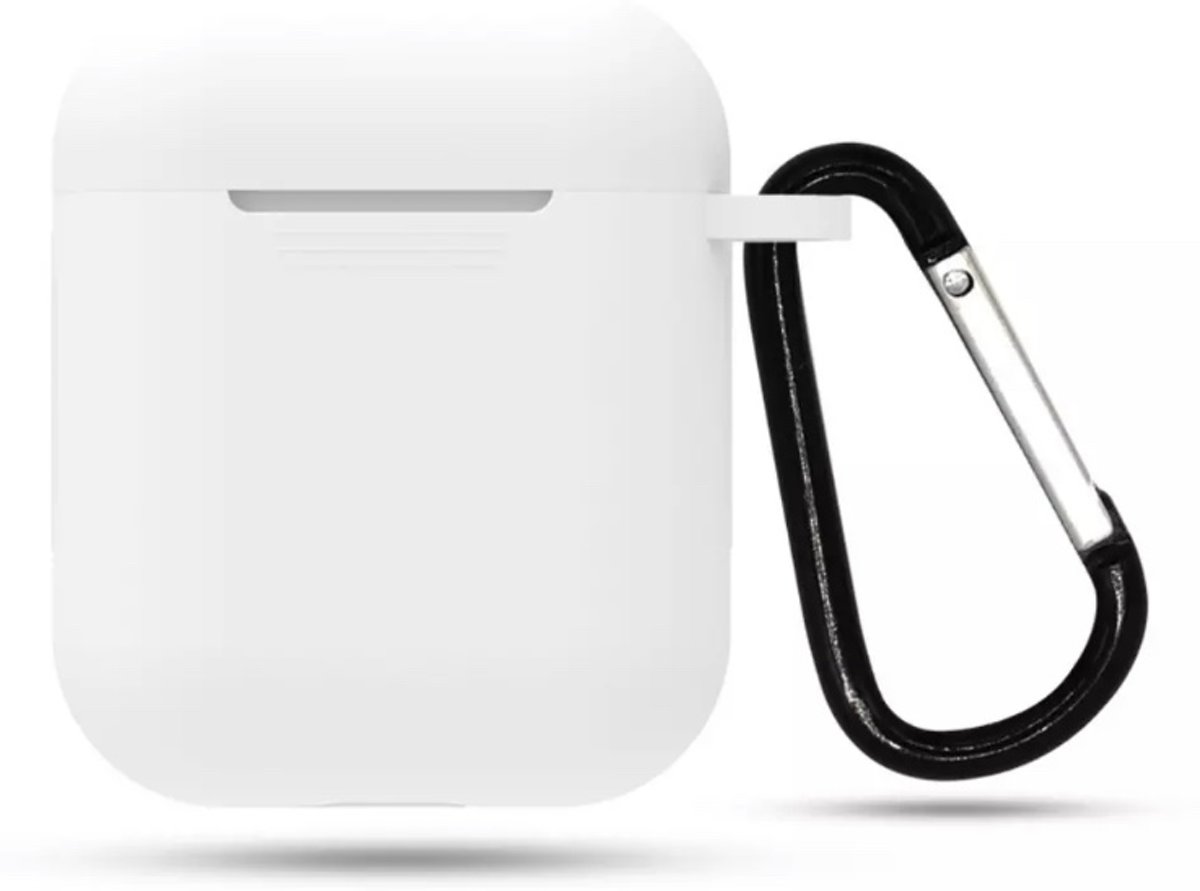 Airpod Siliconen Hoesje - Case - Wit - Geschikt voor Apple Airpods