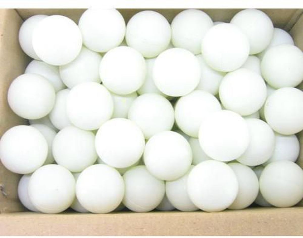 Ping pong ballen Wit - 50 stuks - Beer Pong game - recreatie tafeltennis balletjes niet voor professioneel gebruik - lotto spel