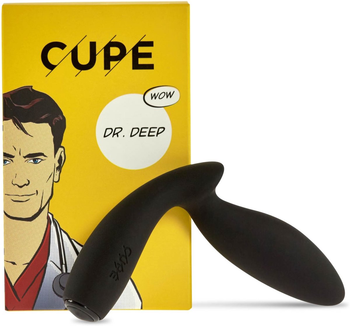 Foto van CUPE Dr Deep Anaal Prostaat Vibrator - Anal Dildo - Zwart - Coole Verpakking