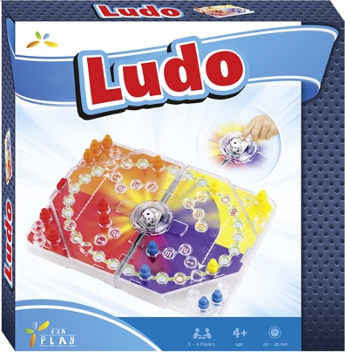 Spel Ludo - lijkt op Mens erger je niet bordspel