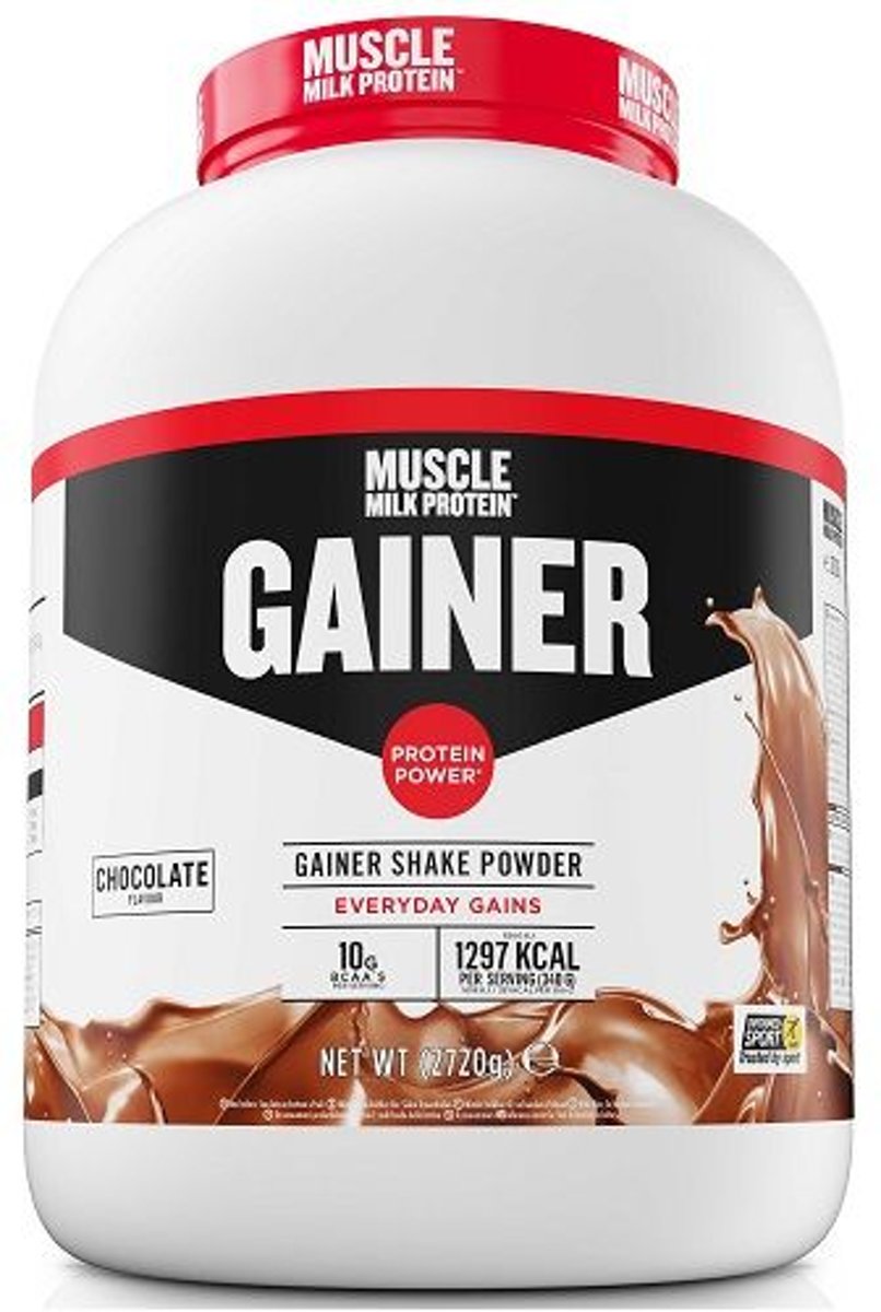 Foto van Muscle Milk Protein Gainer 2720gr Chocolade