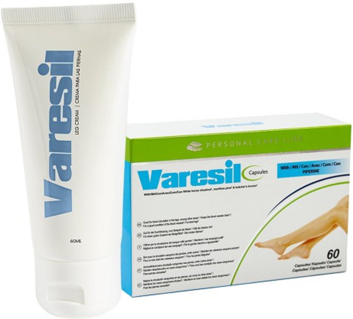 Foto van Varesil™- Is een crème voor spataderen. Minder vermoeidheid