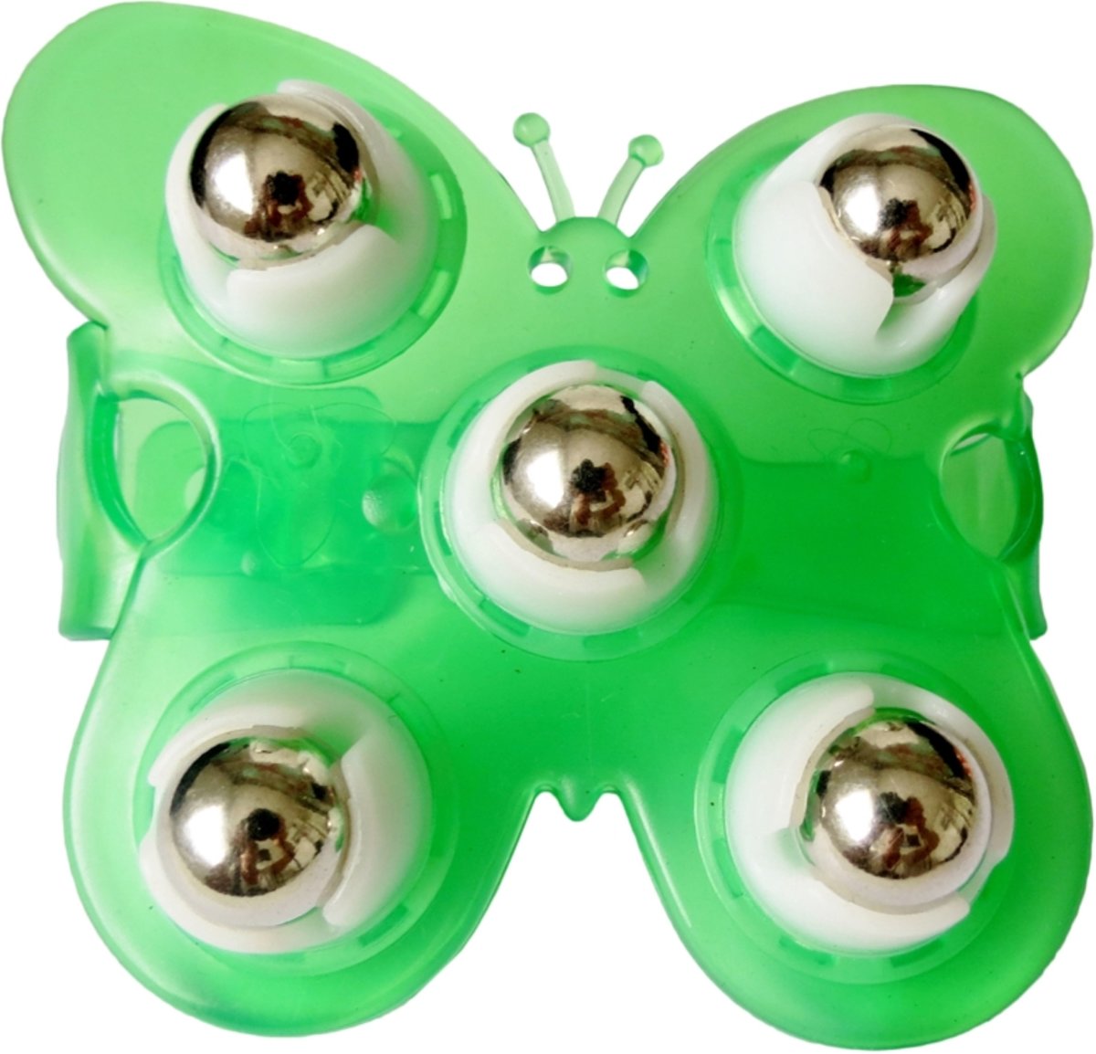 Foto van Flowee Massagehandschoen | Massage Handschoen - Kindermodel Vlinder - Groen