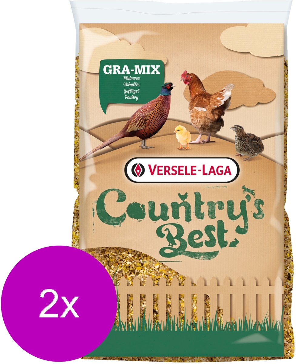 Versele-Laga Country`s Best Gra-Mix Kuiken-& Fazantenmix - Kippenvoer - 2 x 20 kg