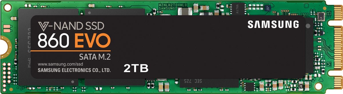 Samsung 860 EVO M.2 Interne SSD - 2TB