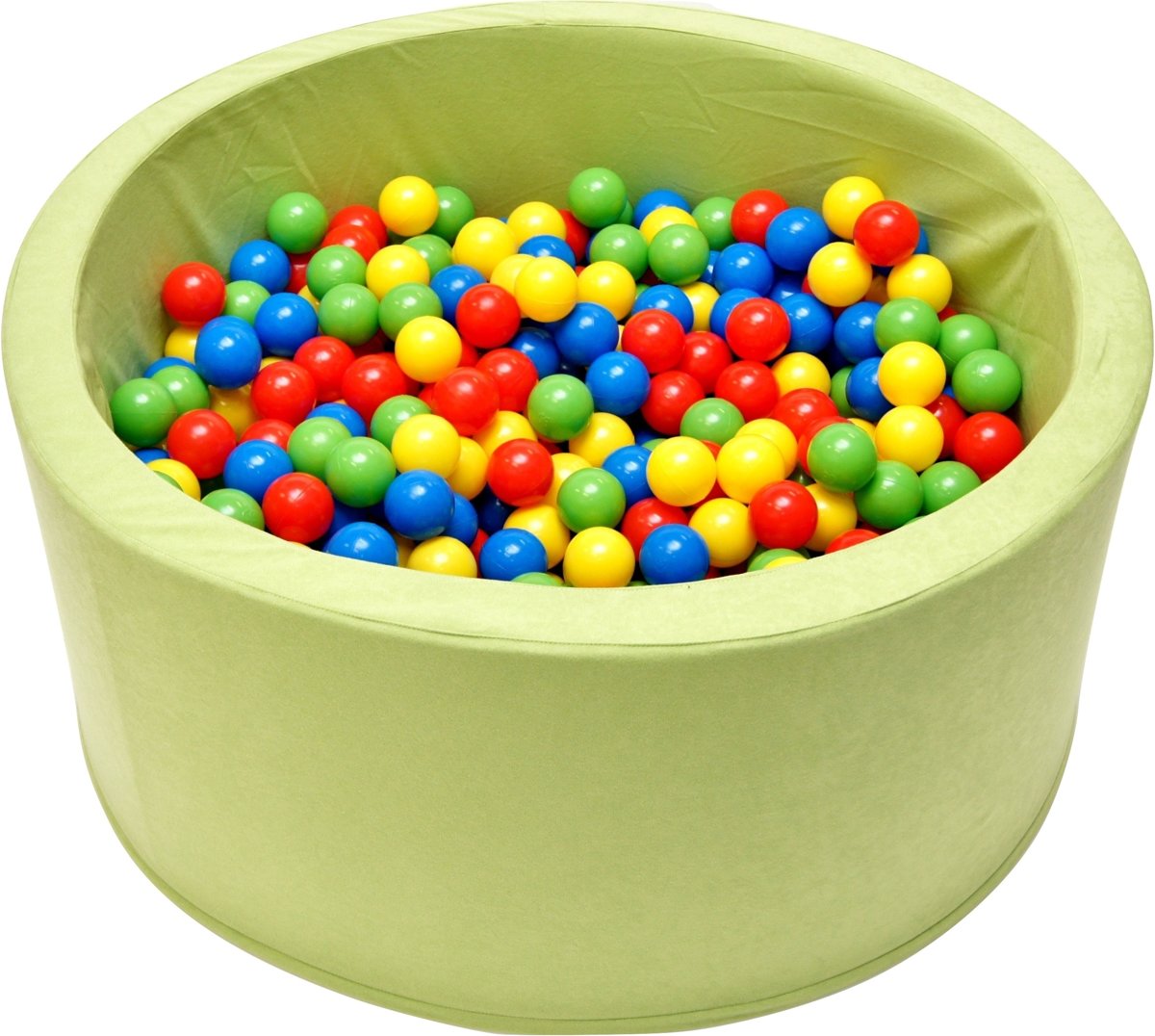 Ballenbak | Mintgroen incl.  200 gele, groene, blauwe en rode ballen