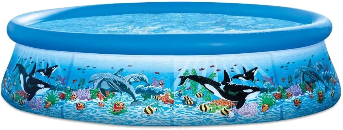 Intex Opblaaszwembad Ocean Reef Met Filter 305 X 76 Cm Blauw