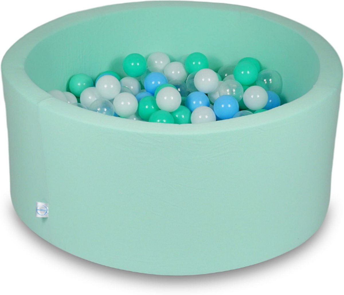 Ballenbak - 300 ballen - 90 x 40 cm - ballenbad - rond mint groen