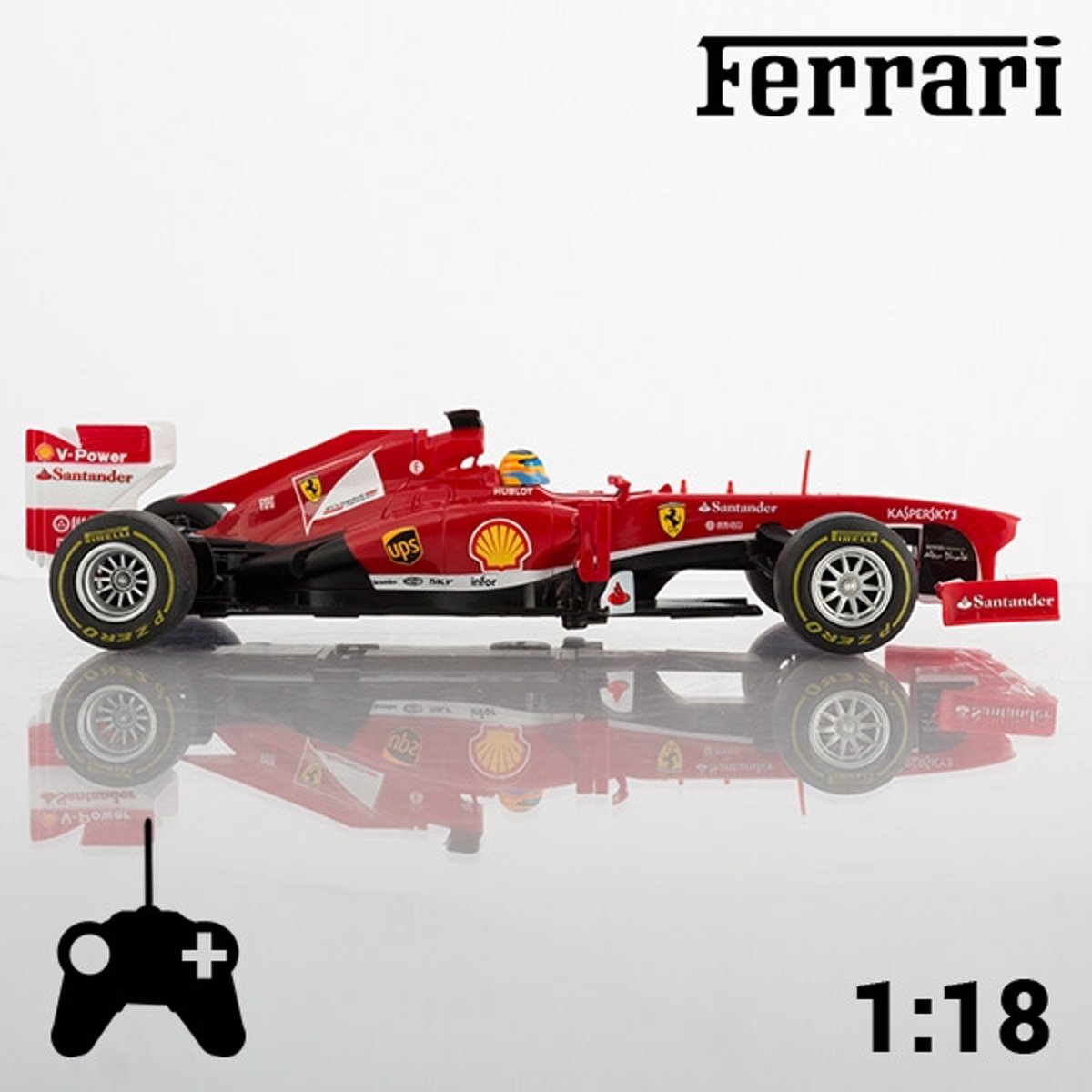 bol.com | Ferrari F138 RC bestuurbare F1 Race Auto 1:18