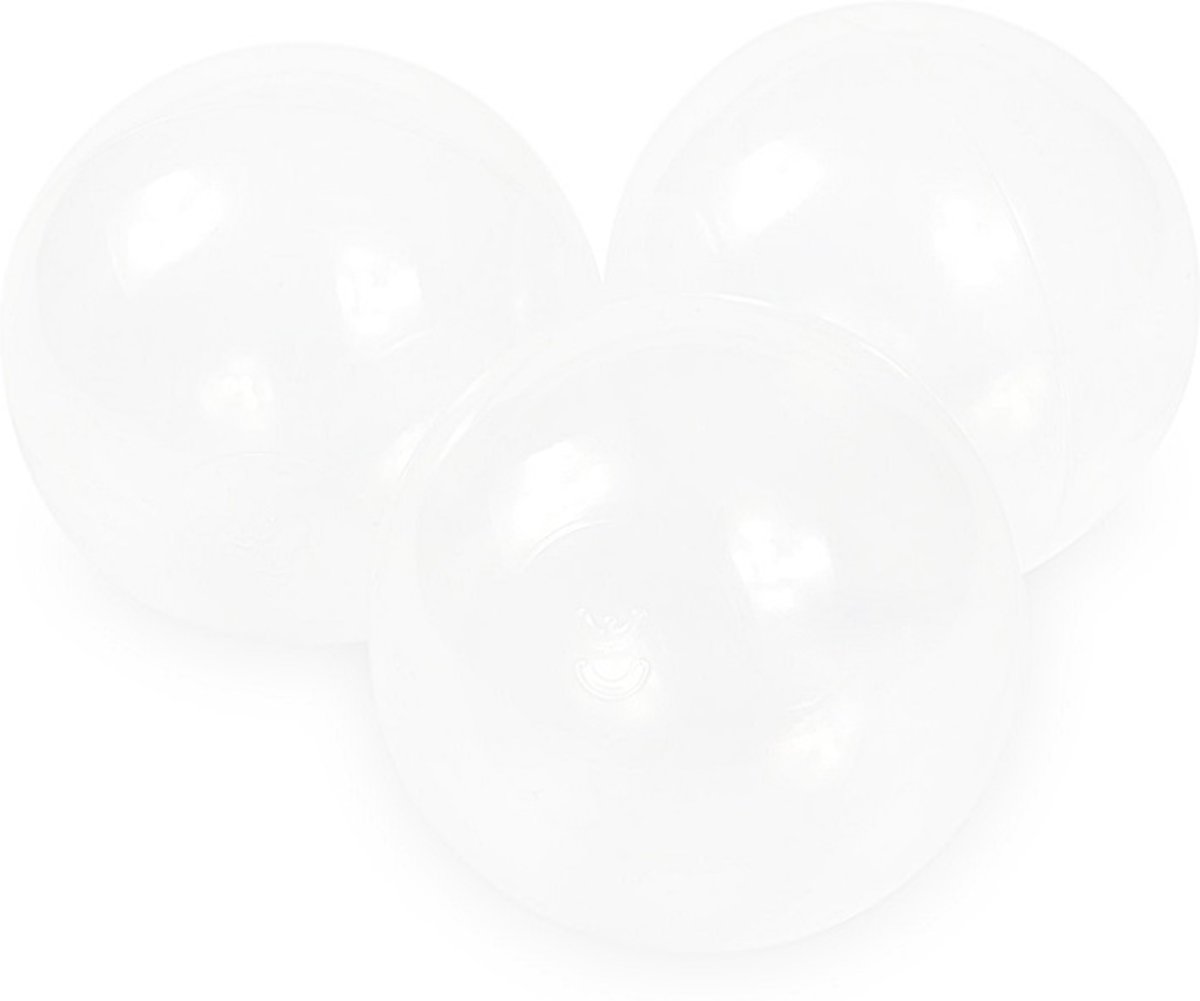 Ballenbak ballen transparant (70mm) voor ballenbak 100 stuks