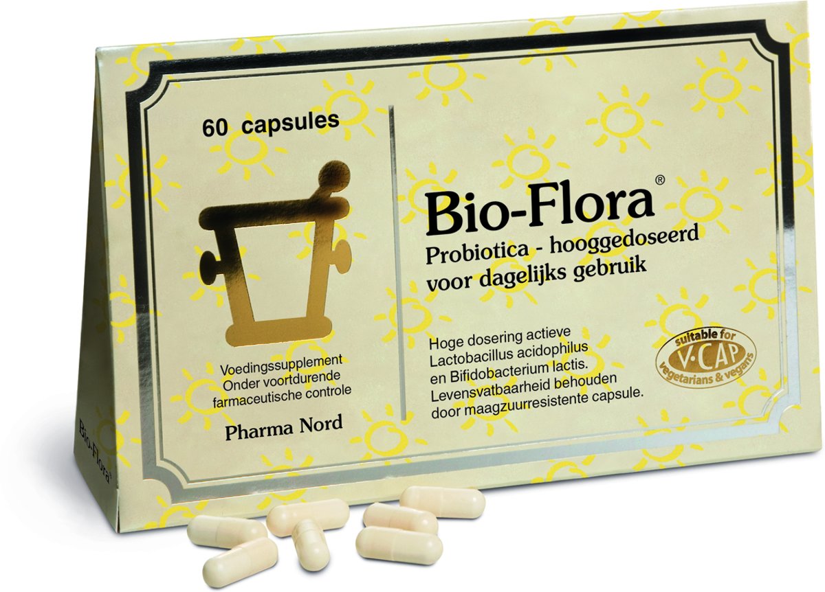 Foto van Bio-Flora Capsules - 60 Capsules - Voedingssupplementen - Probiotica