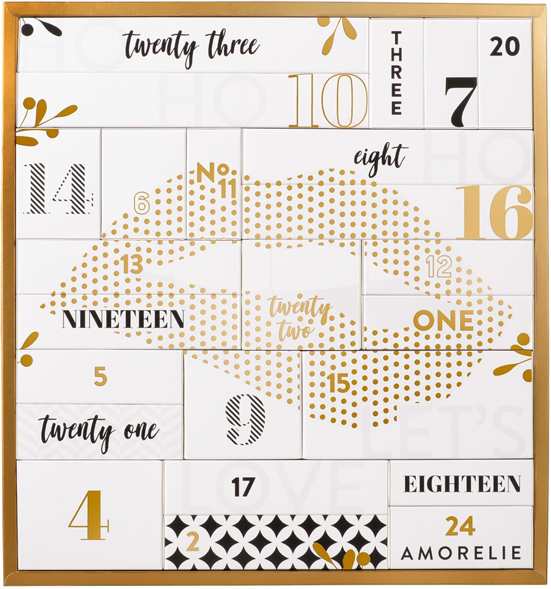 Foto van AMORELIE Erotische Adventskalender Premium 2018 voor volwassen paren met sensuele en hoogwaardige geschenken voor hem en haar