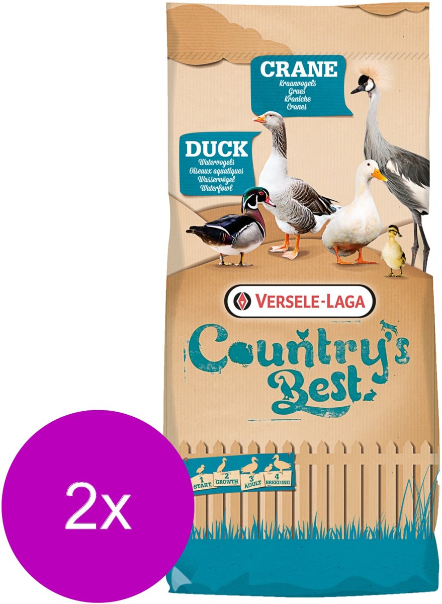 Versele-Laga Country`s Best Duck 1 Crumble - Pluimveevoer - 2 x 20 kg