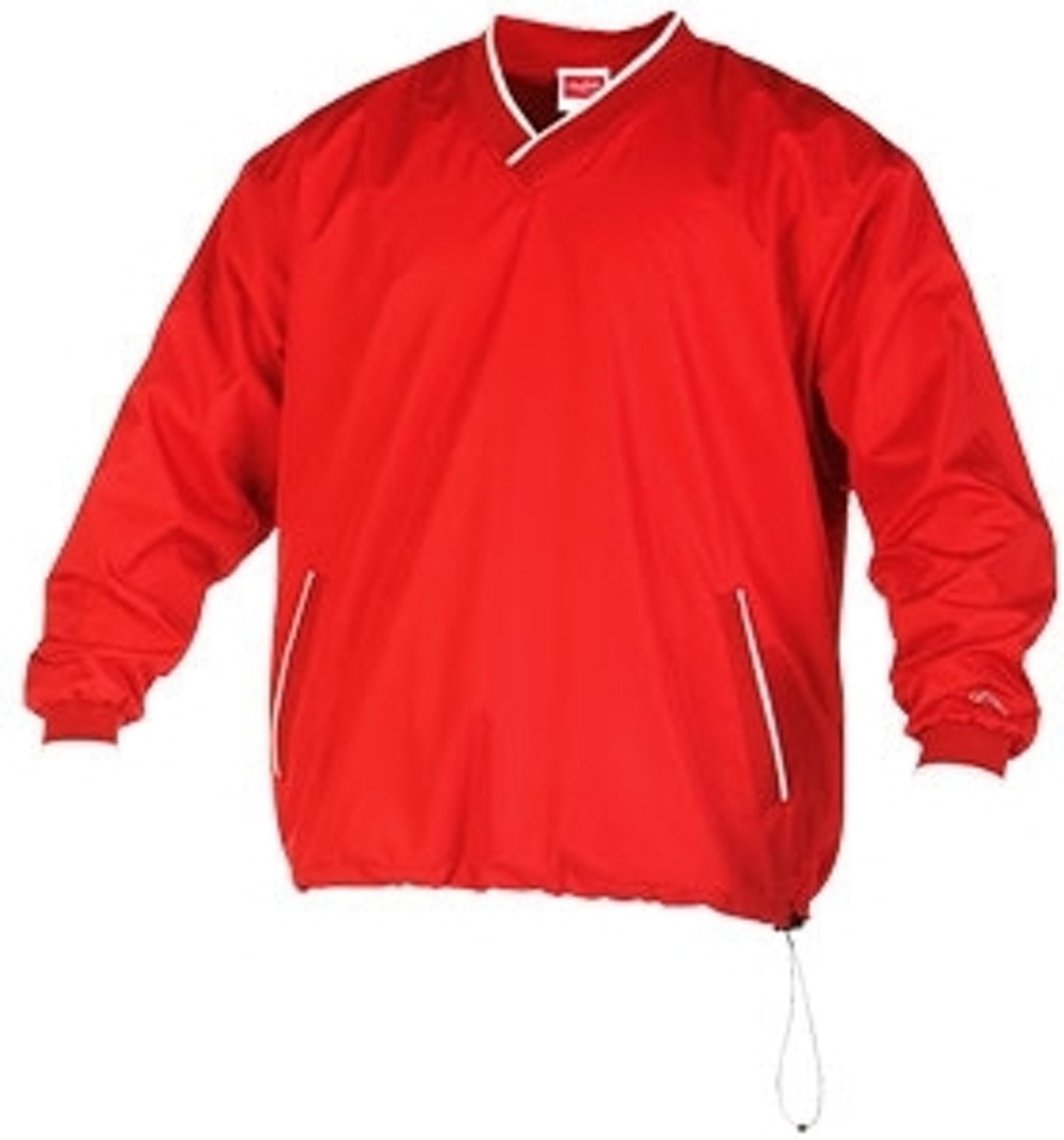 Rawlings V-Nek Pullover Honkbal Jacket - Rood - Jeugd Medium