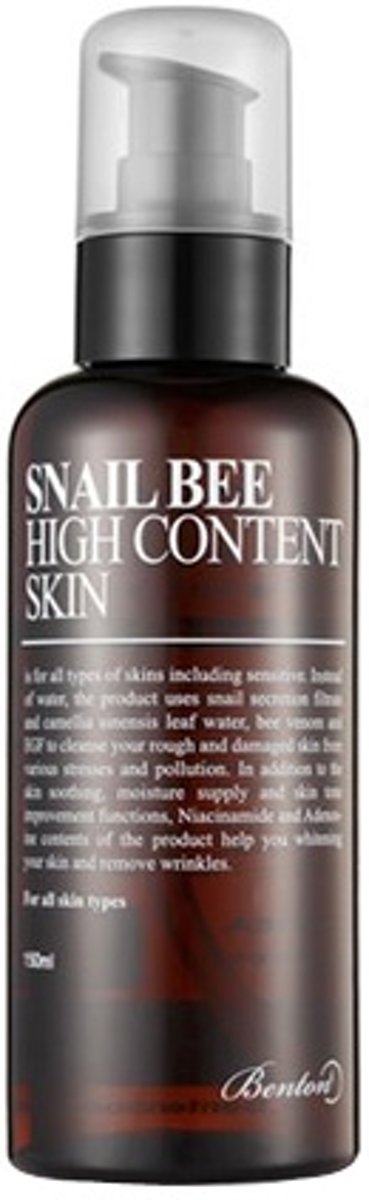 Foto van Benton Snail Bee High Content Skin Toner 150ml.