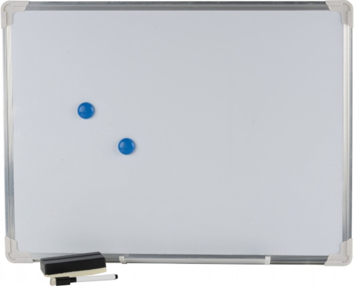 Goede bol.com | Whiteboard Set - 45 x 60 CM - Magnetische Whitebord IW-64
