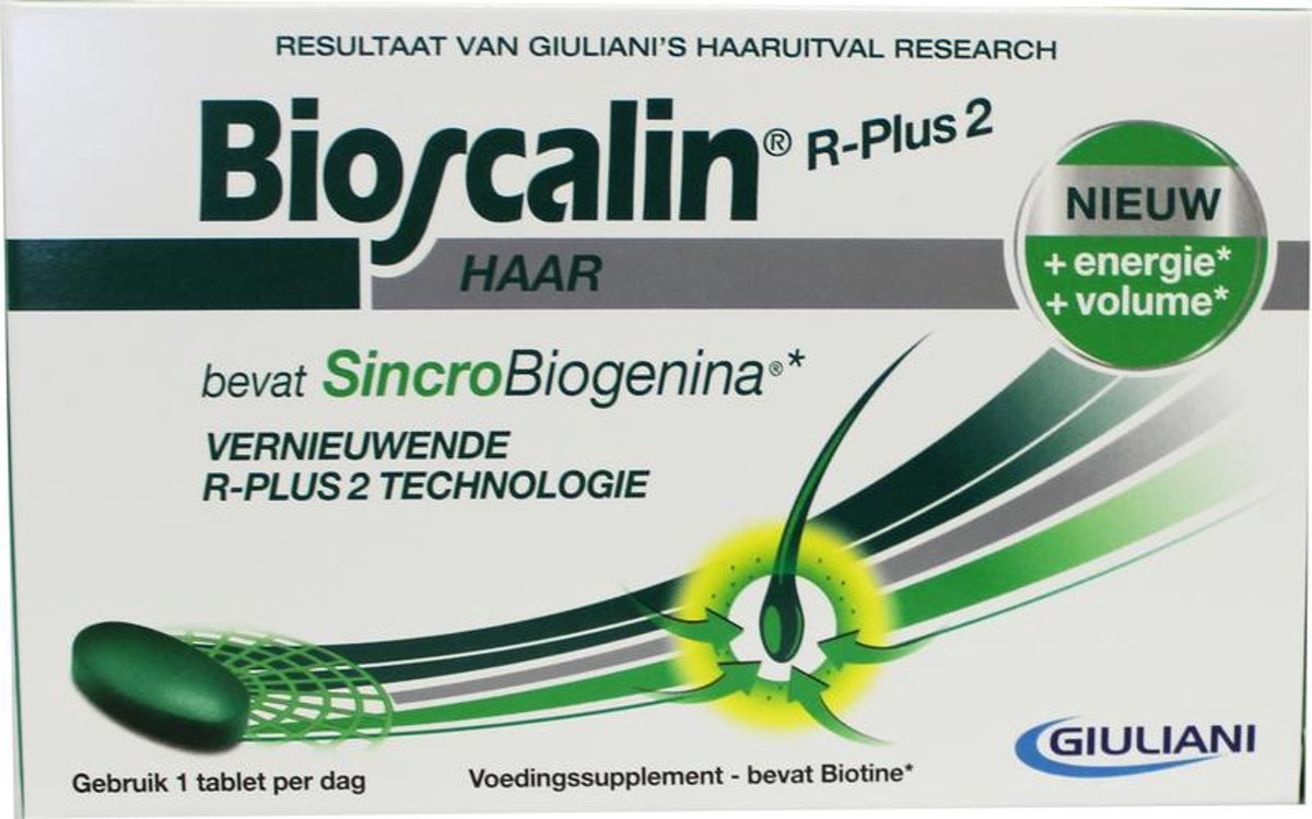 Foto van Bioscalin Tabletten met Biotine tegen haaruitval 30 stuks
