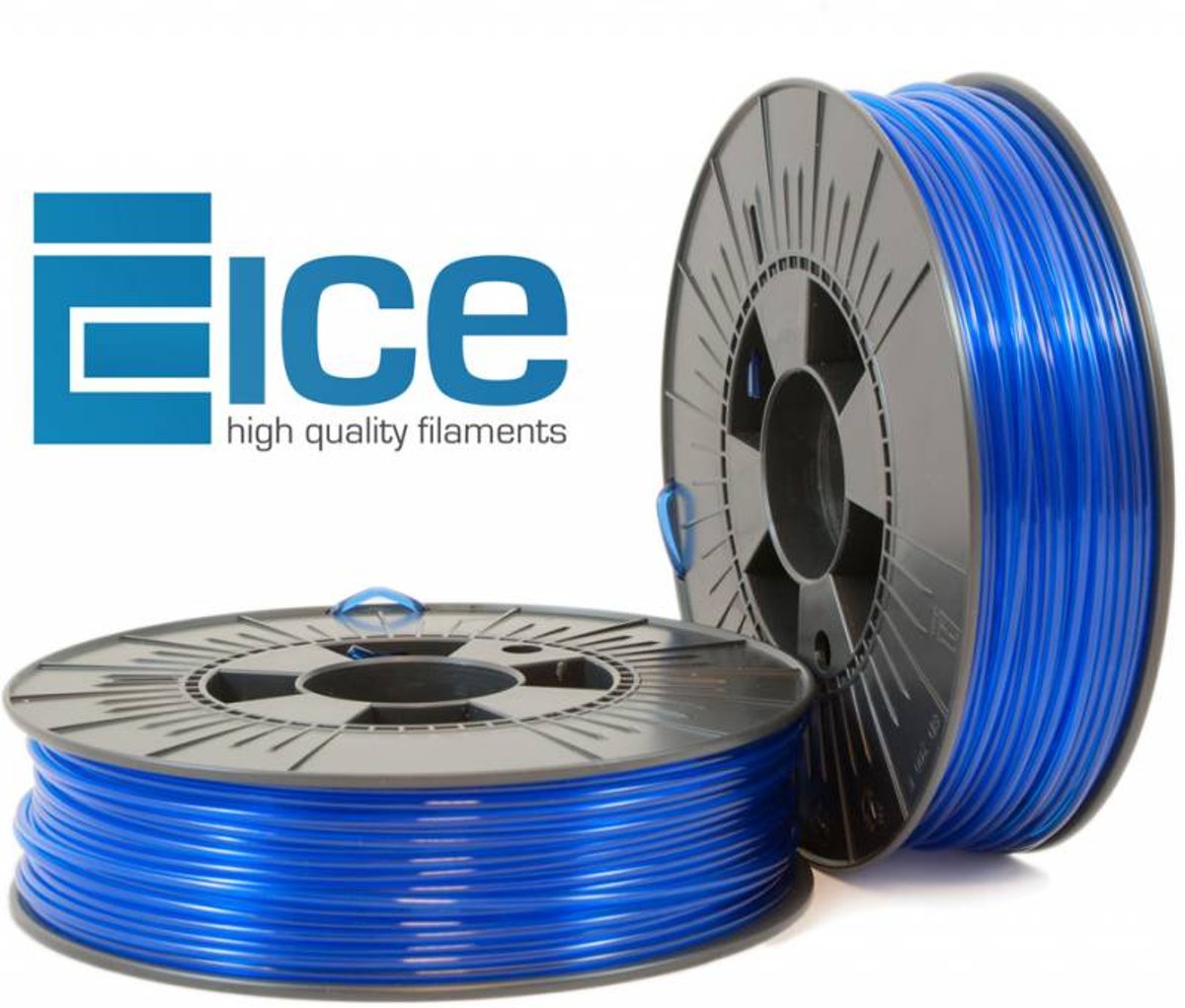 ICE Filaments ICE-pet 'Transparant Bold Blue'