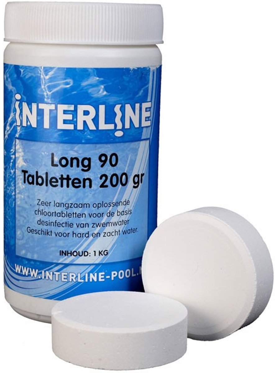 Interline Zwembad Interline chloortabletten - 200 grams, 1 kg